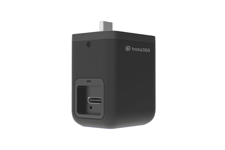 Insta360 One R Vertical Battery Base side view usb c port