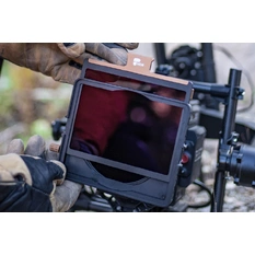 PolarPro Matte Box Basecamp VND Kit filter on matte box