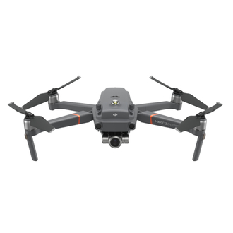 Barking drone front view white background