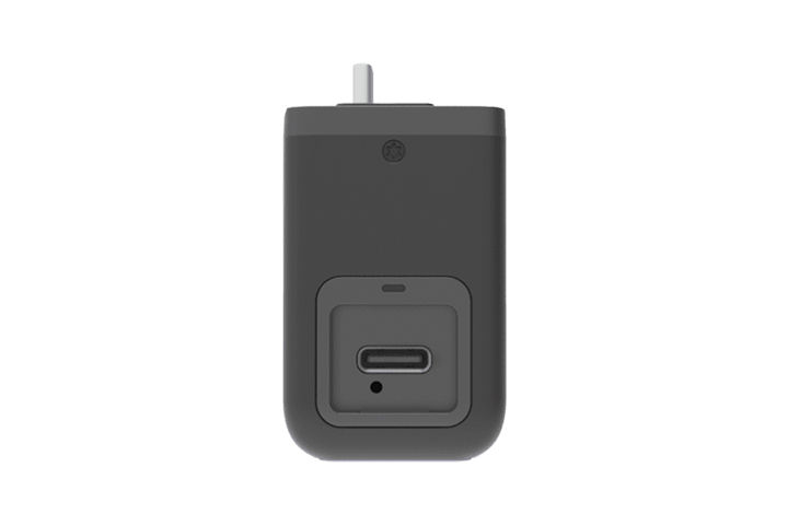 Insta360 One R Vertical Battery Base top view usb c port