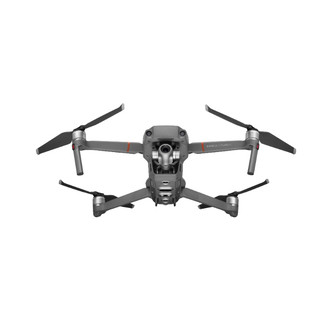 Barking drone flight position white background