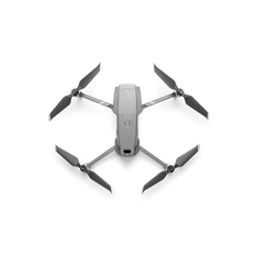 Mavic 2 Pro drone top view on an unfolded position on a white backdraft