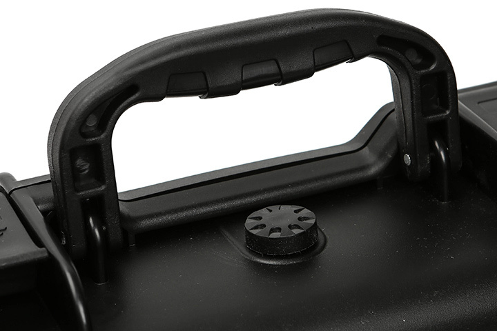 Mini 2 ABS Case handle in focus