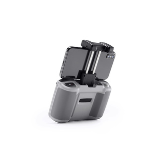 back view of DJI Mavic Air 2 remote controller with mounted smartphone 