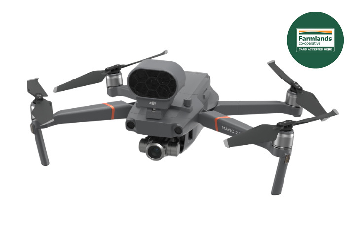 Barking drone perspective photo white background