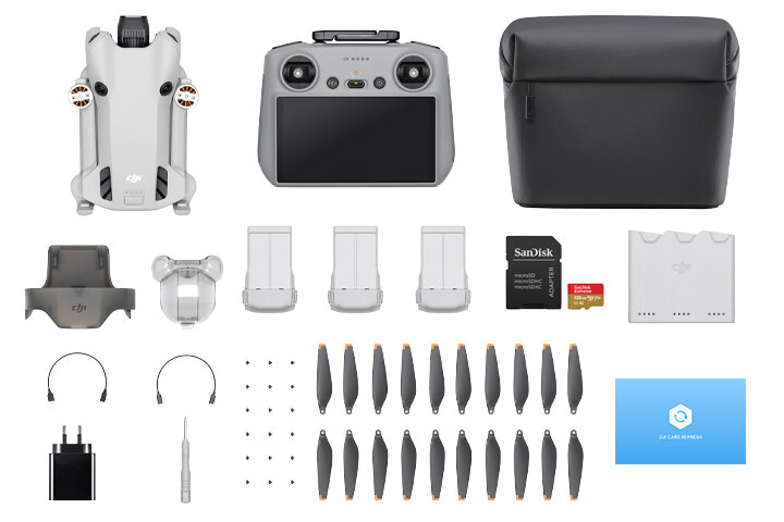 DJI Mini 4 Pro Control RC 2, Kit: Landig Pad + SD 64GB