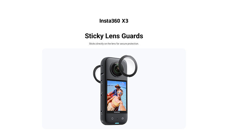 Buy X3 Sticky Lens Guards - Lens Protectors - Insta360