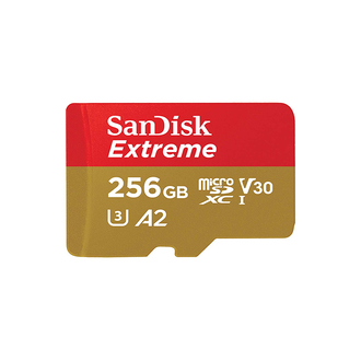 SanDisk Extreme 256GB Micro SD Card with Adapter