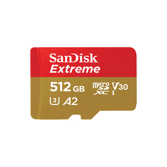 SanDisk Extreme 512GB Micro SD Card with Adapter