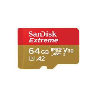 SanDisk Extreme 64GB Micro SD Card with Adapter