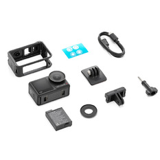  DJI Osmo Action 4 Surfing Combo - Waterproof Action Camera  with Surfing Tether That Provides Camera Safety, has a 1/1.3-Inch Sensor,  Stunning Low-Light Imaging, 4K/120fps, Wet Touch Screen Operation 